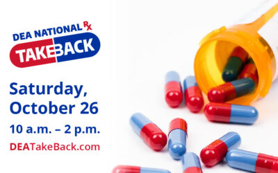 National Prescription Drug Take Back Day October 26th